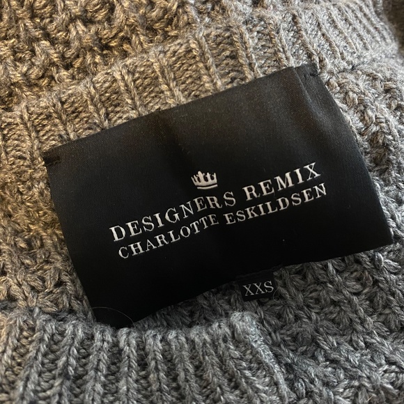 DESIGNERS REMIX Charlotte Eskildsen Kimmy Front Lace Up Sweater - Picture 6 of 7